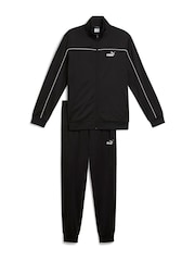 Puma Black Mens Poly Piping Tracksuit - Image 4 of 5