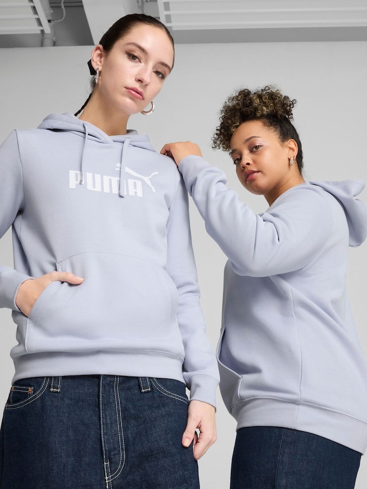 Puma Blue Womens ESS No. 1 Logo Hoodie - Image 5 of 5 Puma Blue Womens ESS No. 1 Logo Hoodie - Image 5 of 5
