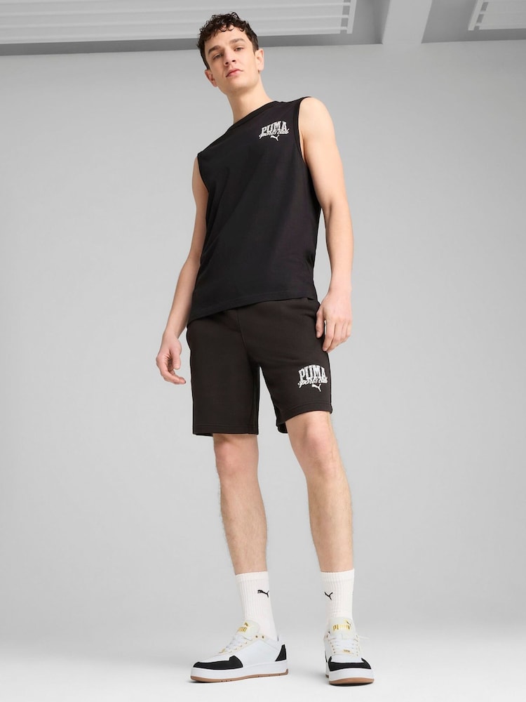 Puma Black Mens Class 8" Shorts - Image 1 of 3 Puma Black Mens Class 8" Shorts - Image 1 of 3