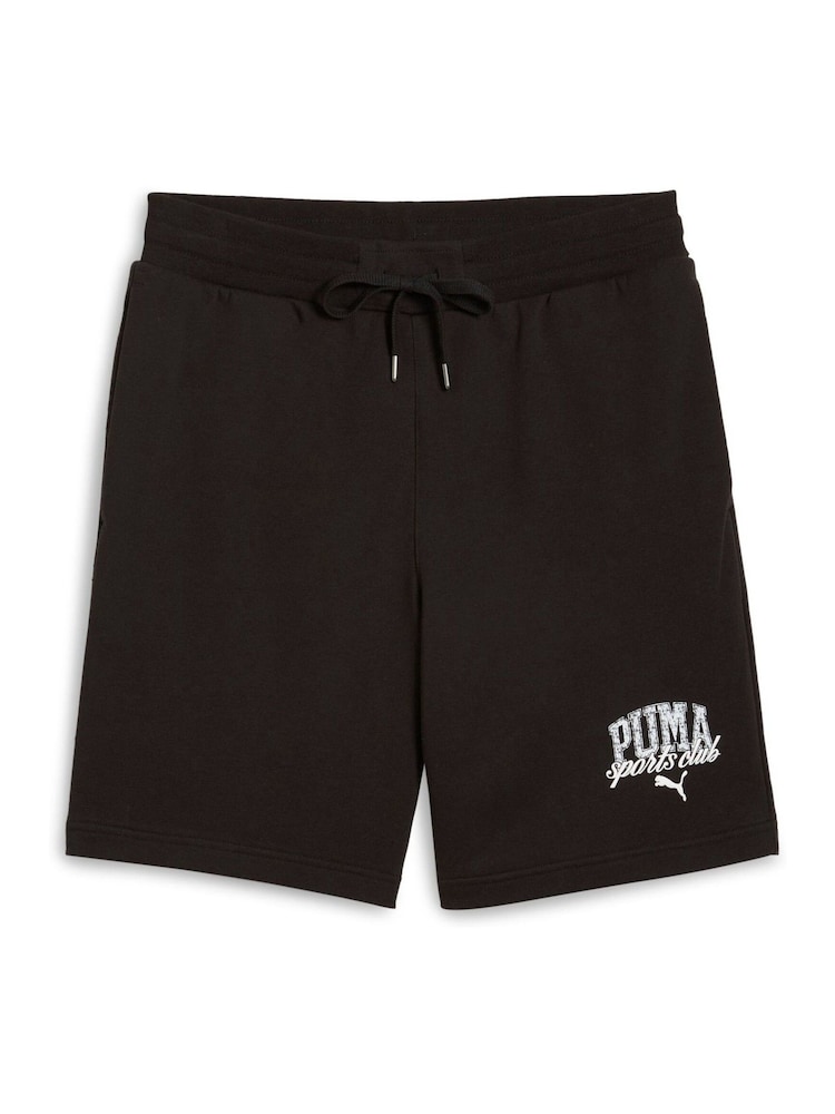 Puma Black Mens Class 8" Shorts - Image 2 of 3 Puma Black Mens Class 8" Shorts - Image 2 of 3