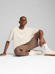 Puma Chalk White Mens WARDROBE ESS Boxy T-Shirt - Image 3 of 3