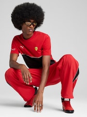 Puma Red Mens Scuderia Ferrari Race SDS T-Shirt - Image 1 of 3