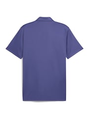 Puma Purple Mens Pure 2.0 Golf Polo Shirt - Image 2 of 2