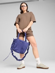 Puma Brown Womens Oversized WARDROBE ESS T-Shirt - Image 1 of 3