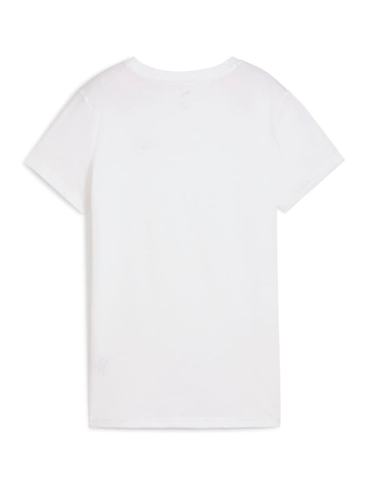 Puma White Womens ESS Small No. 1 Logo T-Shirt - Image 3 of 3 Puma White Womens ESS Small No. 1 Logo T-Shirt - Image 3 of 3