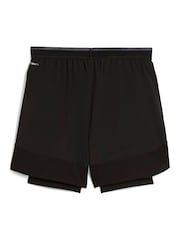 Puma Black Mens Training Tech 2-In-1 Shorts - Image 5 of 5