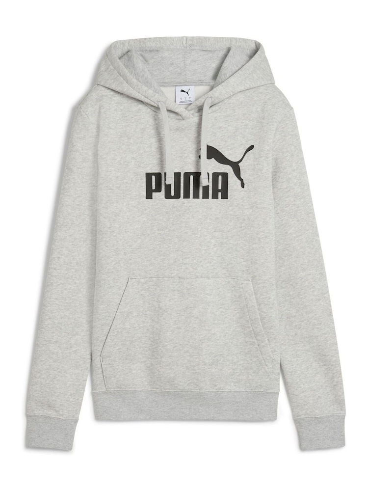 Puma Grey Womens ESS No. 1 Logo Hoodie - Image 5 of 5