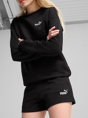 Schwarz - Puma Womens ESS Small No. 1 Logo 4'' Shorts - Bild 4 von 5