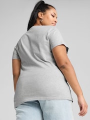 Puma Grey Womens ESS No. 1 Logo T-Shirt - Image 2 of 5