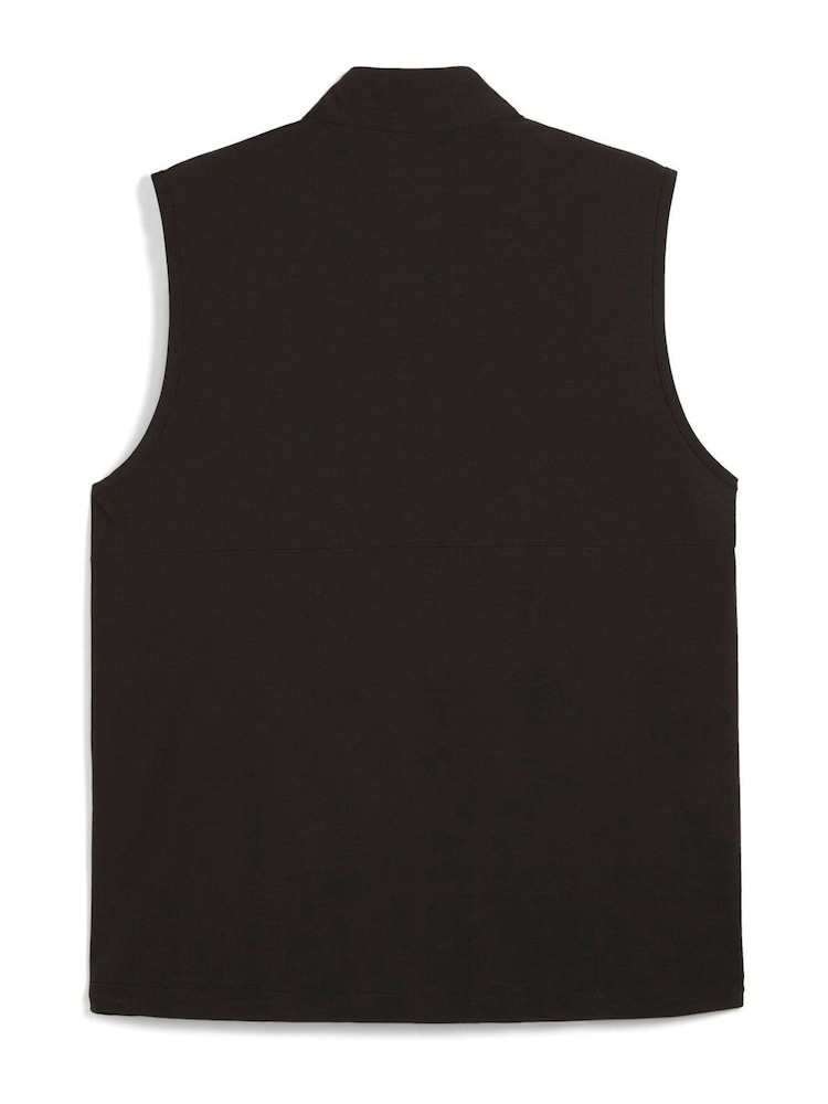 Puma Black Mens Ripguard Golf Vest Windbreaker Jacket - Image 2 of 2