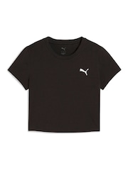 Negro - Puma Womens WARDROBE ESS Baby T-Shirt - Imagen 2 de 3
