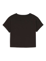 Negro - Puma Womens WARDROBE ESS Baby T-Shirt - Imagen 3 de 3