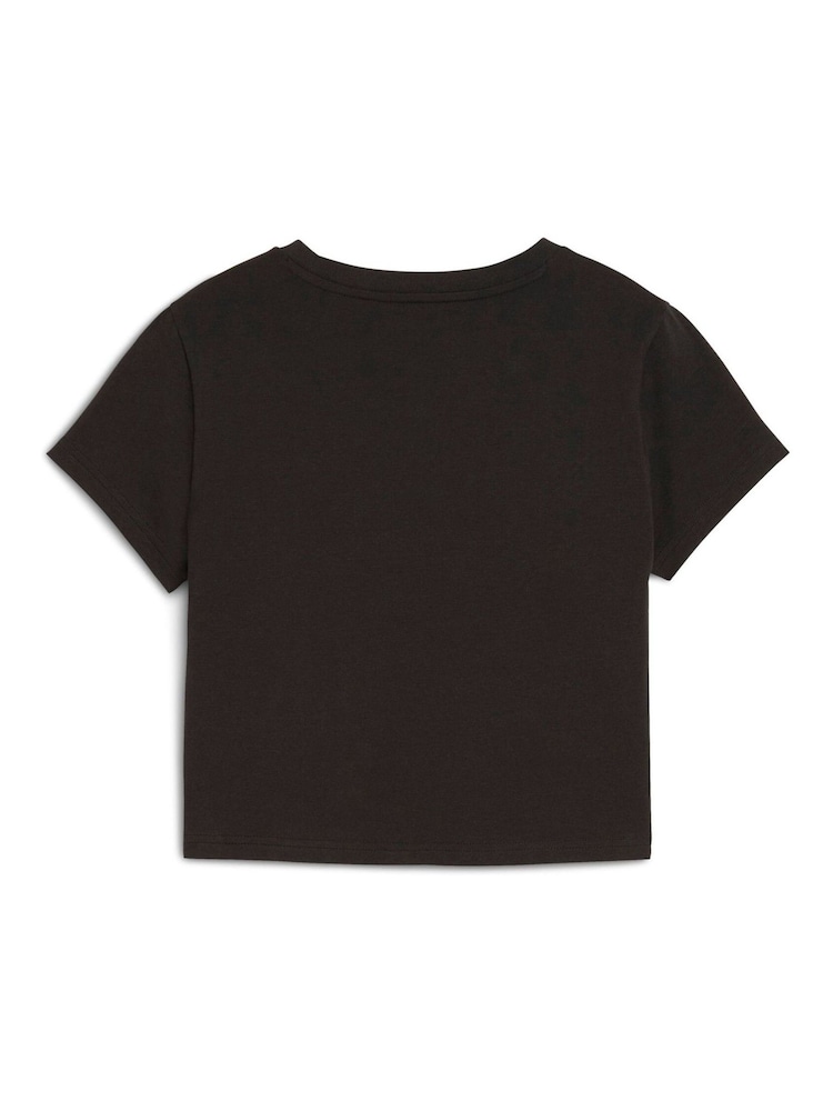 Negro - Puma Womens WARDROBE ESS Baby T-Shirt - Imagen 3 de 3