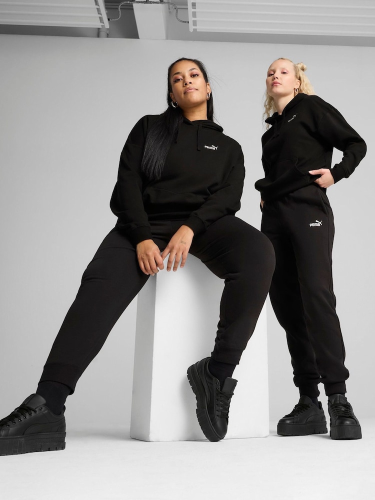 Puma Black Womens Essentials Small No. 1 Logo Sweatpants - Image 1 of 5