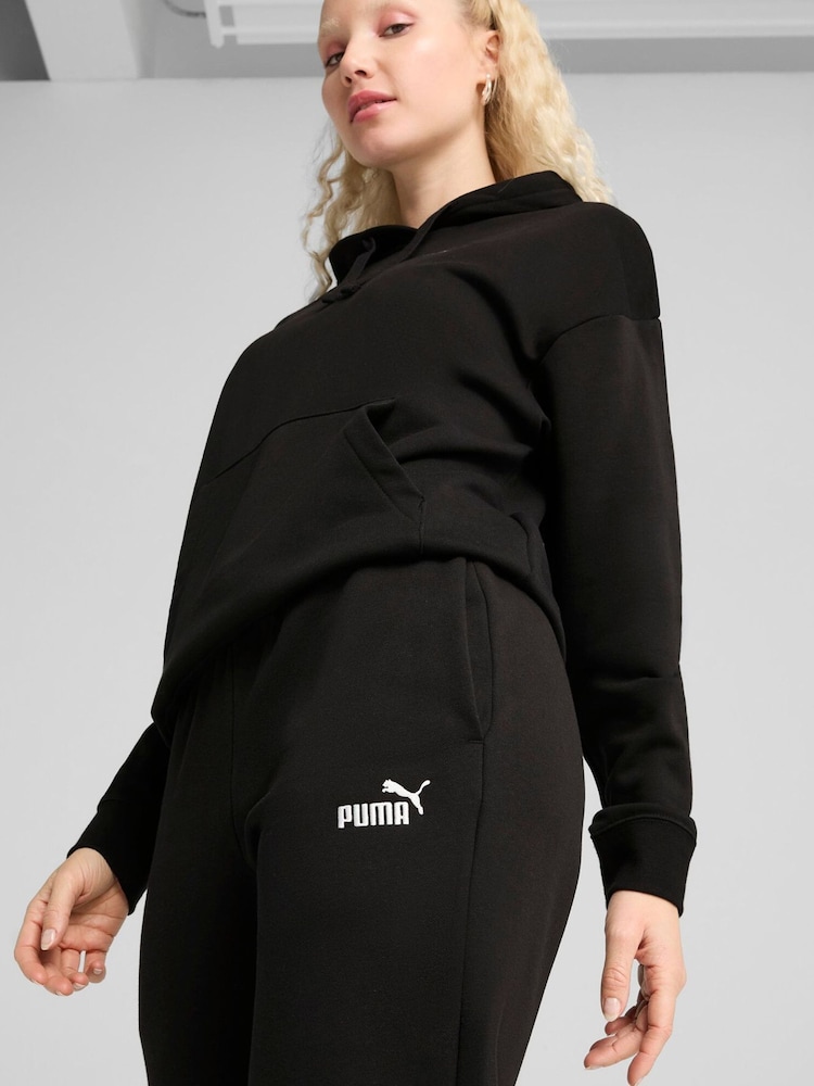 Puma Black Womens Essentials Small No. 1 Logo Sweatpants - Image 2 of 5