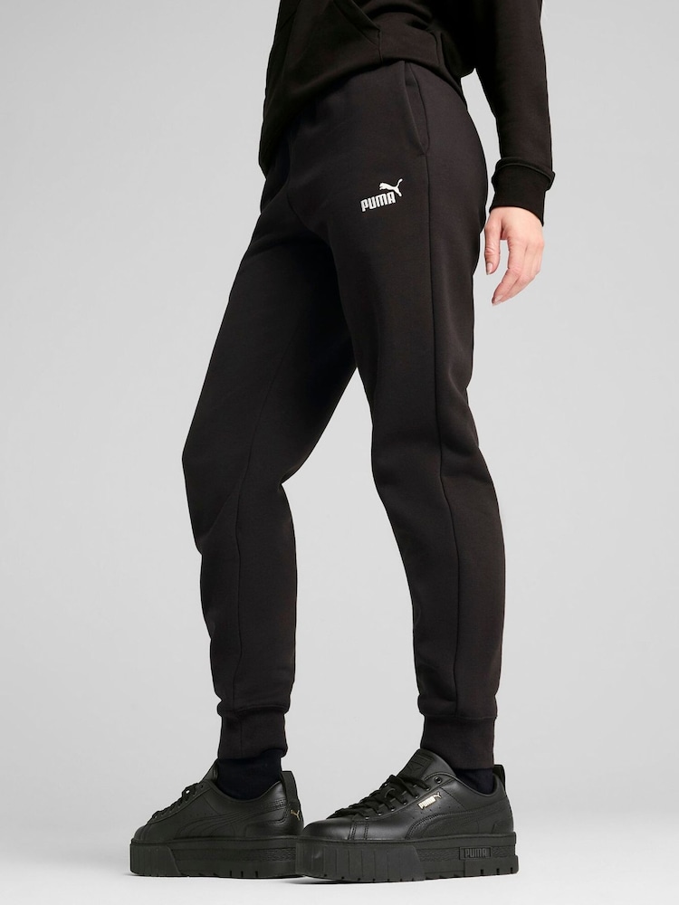 Puma Black Womens Essentials Small No. 1 Logo Sweatpants - Image 3 of 5