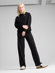 Puma Black Womens ESS ELEVATED Comfort Rib Hoodie - Image 1 of 1