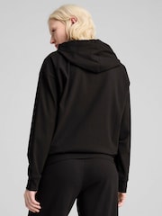 Puma Black Womens ESS ELEVATED Comfort Rib Hoodie - Image 2 of 5