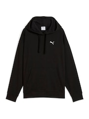 Puma Black Womens ESS ELEVATED Comfort Rib Hoodie - Image 4 of 5