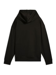Puma Black Womens ESS ELEVATED Comfort Rib Hoodie - Image 5 of 5