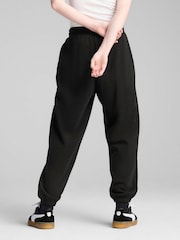 Negro - Puma Womens WARDROBE ESS Relaxed Sweatpants - Imagen 2 de 5