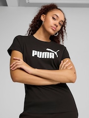 Puma Black Womens ESS No. 1 Logo T-Shirt - Image 1 of 3