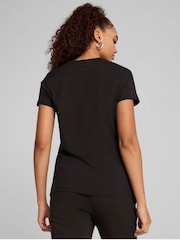 Puma Black Womens ESS No. 1 Logo T-Shirt - Image 2 of 3
