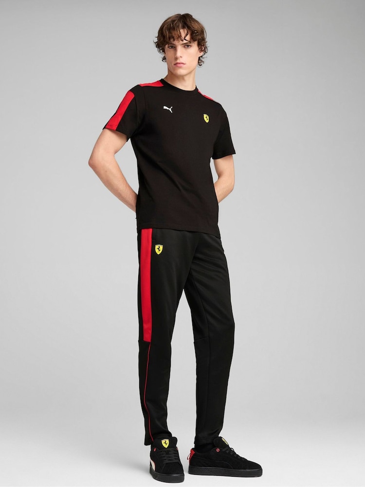 Puma Black Mens Scuderia Ferrari Race MT7 T-Shirt - Image 1 of 3