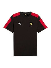 Puma Black Mens Scuderia Ferrari Race MT7 T-Shirt - Image 2 of 3