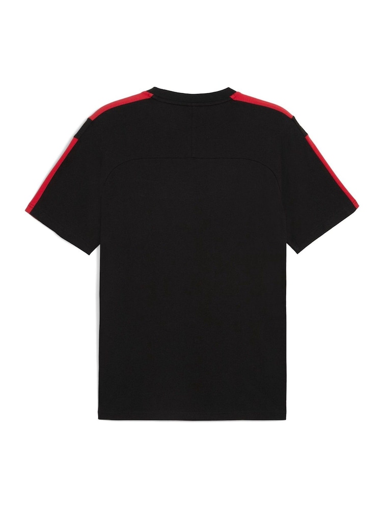 Puma Black Mens Scuderia Ferrari Race MT7 T-Shirt - Image 3 of 3
