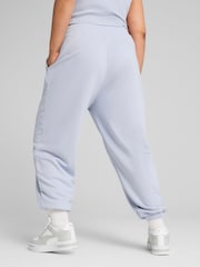 Puma Blue Womens WARDROBE ESS Relaxed Sweatpants - Image 2 of 5