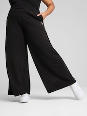 Negro - Pantalones básicos de chándal de pernera ancha para mujer Wardrobe de Puma - Imagen 1 de 4