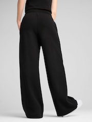 Negro - Pantalones básicos de chándal de pernera ancha para mujer Wardrobe de Puma - Imagen 2 de 4