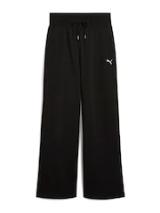 Negro - Pantalones básicos de chándal de pernera ancha para mujer Wardrobe de Puma - Imagen 3 de 4