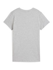 Puma Grey Womens ESS Small No. 1 Logo T-Shirt - Image 2 of 2