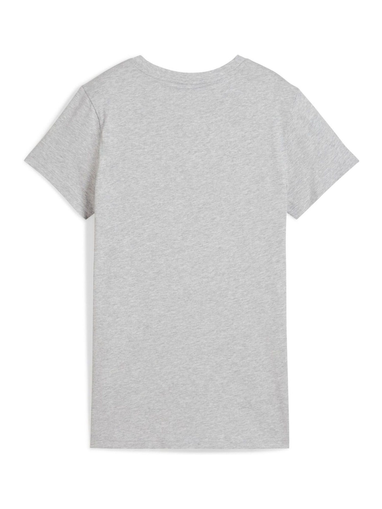 Puma Grey Womens ESS Small No. 1 Logo T-Shirt - Image 2 of 2