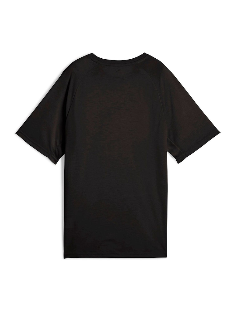 Puma Black Womens Evostripe Relaxed T-Shirt - Image 3 of 3