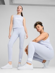 Puma Blue Womens ESS No. 1 Logo Leggings - Image 3 of 5