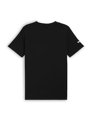 Puma Black Mens Scuderia Ferrari Race Coloured Big Shield T-Shirt - Image 3 of 3