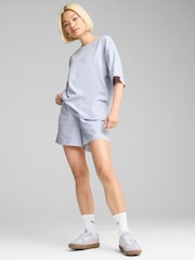 Puma Blue Womens Oversized WARDROBE ESS T-Shirt - Image 1 of 3