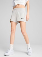 Grau - Puma Womens ESS Small No. 1 Logo 4'' Shorts - Bild 1 von 5