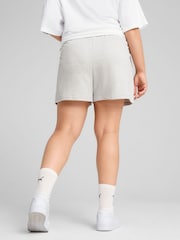 Grau - Puma Womens ESS Small No. 1 Logo 4'' Shorts - Bild 2 von 5