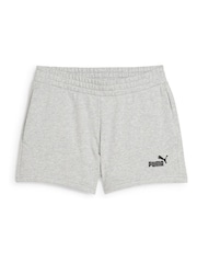 Grau - Puma Womens ESS Small No. 1 Logo 4'' Shorts - Bild 4 von 5