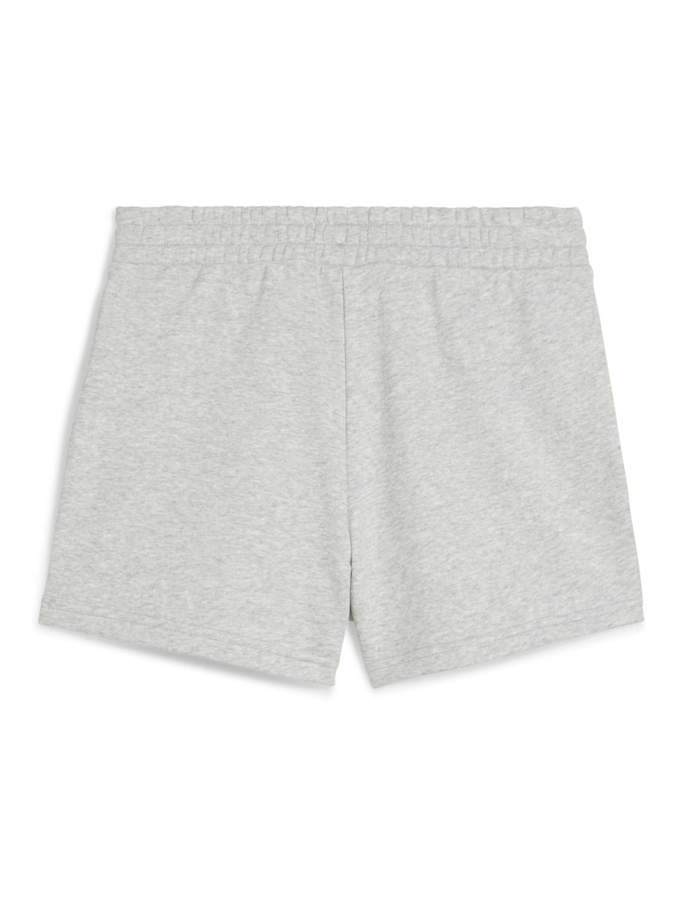 Grau - Puma Womens ESS Small No. 1 Logo 4'' Shorts - Bild 5 von 5