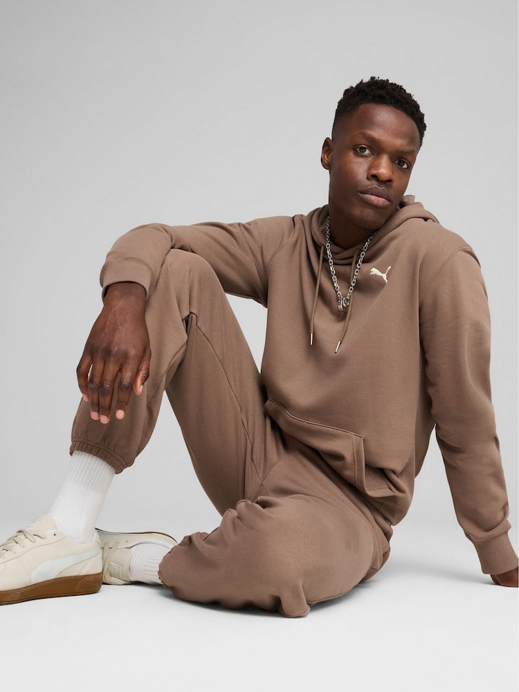 Puma Brown Mens Wardrobe Hoodie - Image 1 of 5