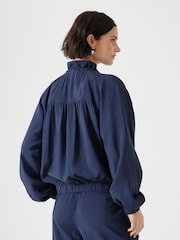 Hush Blue Airflow Bomber Jacket - Image 4 of 5