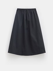 Hush Black Aya Pull On Midi Skirt - Image 6 of 6