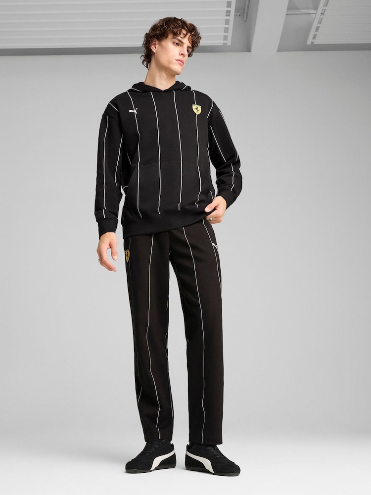 Schwarz - Puma Mens Scuderia Ferrari Race Premium Hoodie - Bild 1 von 1