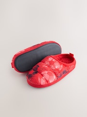Red Football Warm Lined Slipper Mules - Image 4 of 5