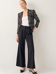 Monsoon Black Ria Lace Blazer - Image 2 of 6